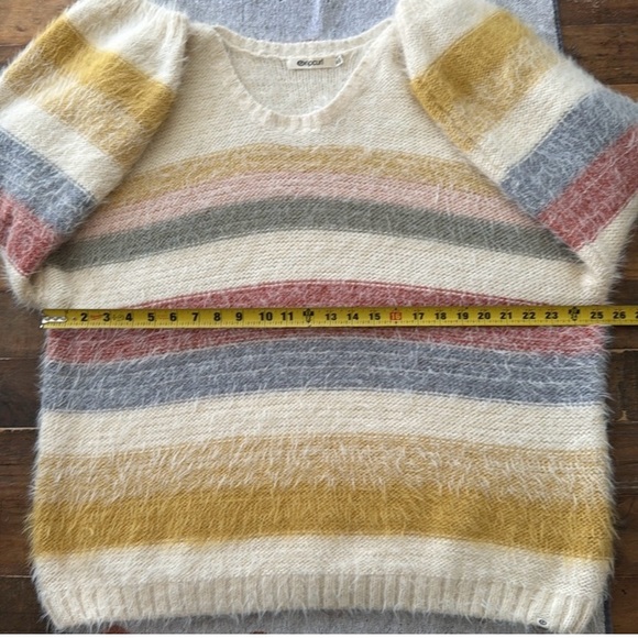 Rip Curl Sunset Waves Balloon Sleeves Fuzzy Sweater XL - Picture 5 of 8